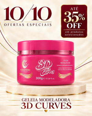 Geleia modeladora 3D Curves