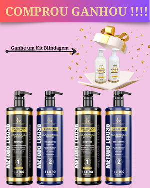 2 Kit Inicial Método Liso3D+ Brinde Blindagem