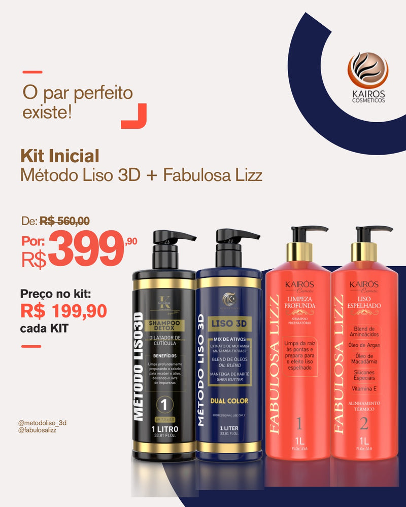 Combo perfeito Fabulosa lizz e Método Liso3D