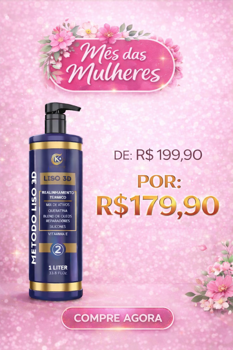 MÉTODO LISO 3D ATIVO SEM FORMOL