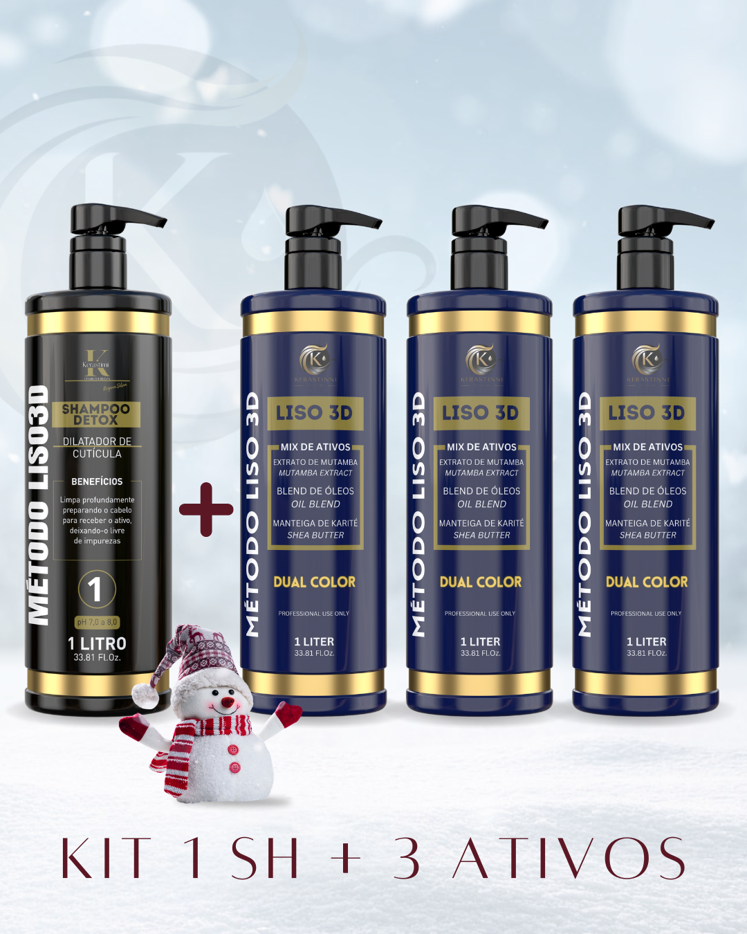 1 Shampoo 3 Active Liso3d