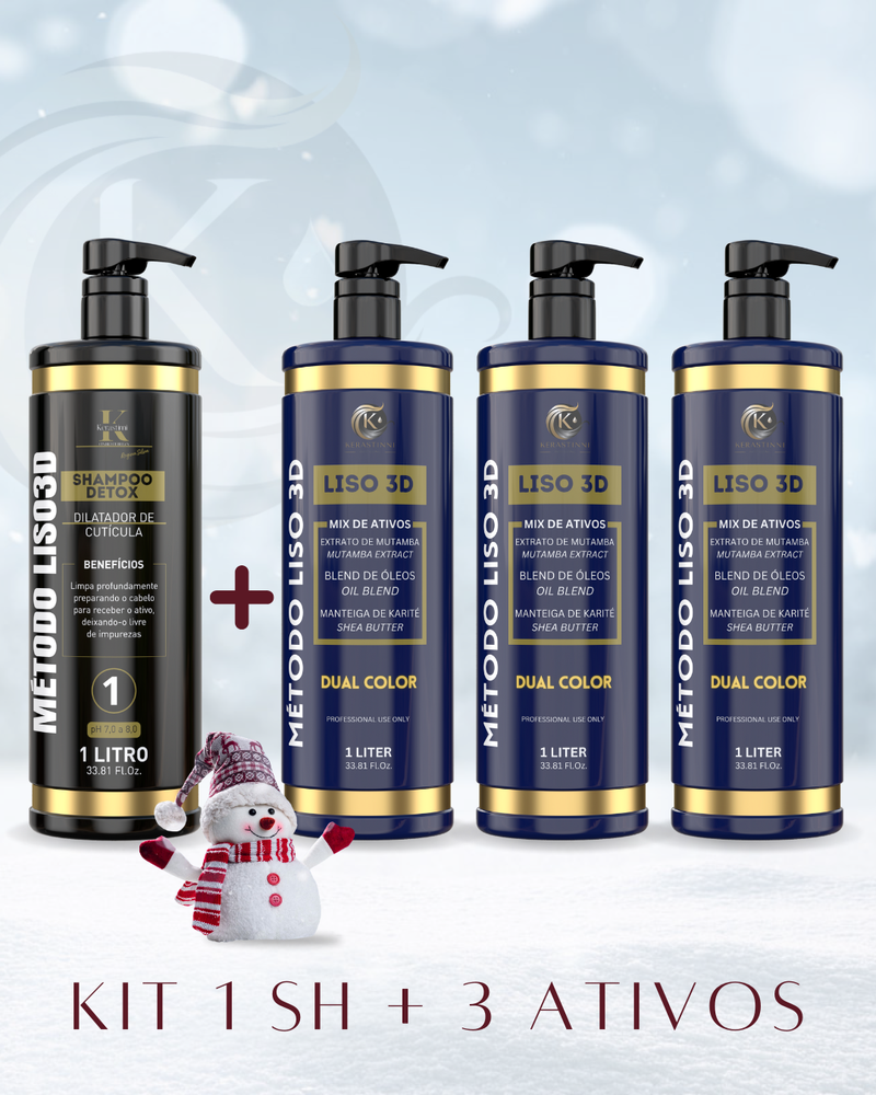 1 Shampoo 3 Active Liso3d